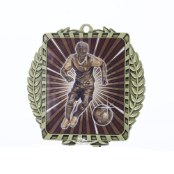 Lynx Wreath Soccer Male Medal Gold