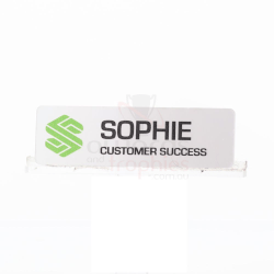 Metallic Acrylic Name Badge 64x19mm
