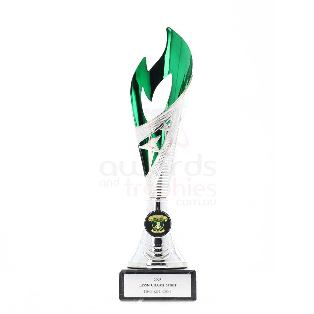 Flamenco Cup Silver/Green 290mm
