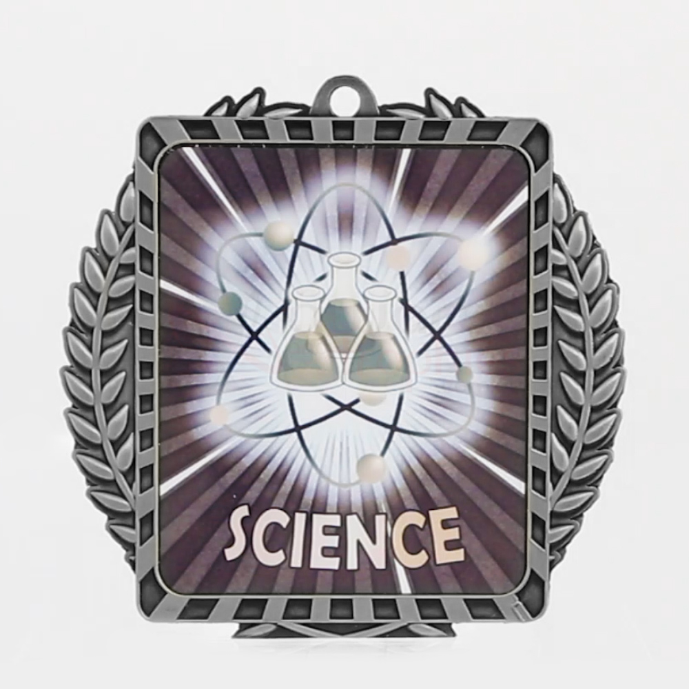 Lynx Wreath Science Medal Silver 