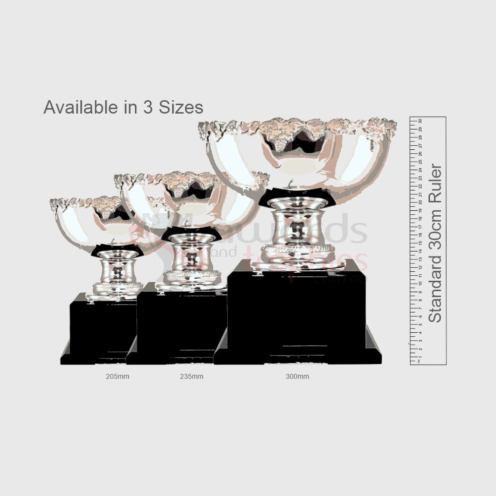 Laurel Bowl 300mm - Black