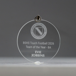 Glass Medal Circle