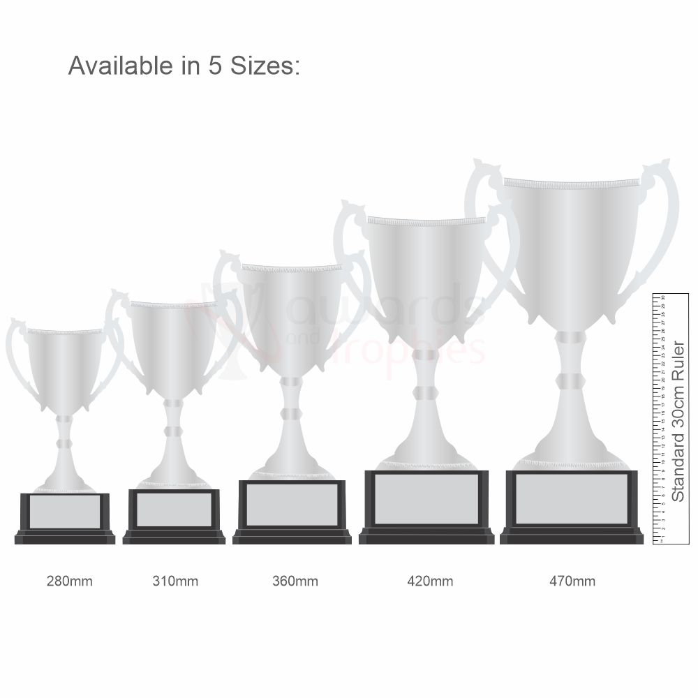 Honour Nickel Plated Silver Cup 470mm
