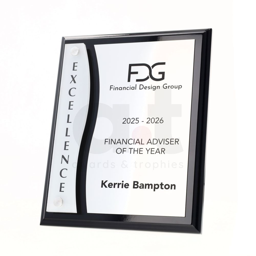 Accolade Series - Excellence Plaque 225mm