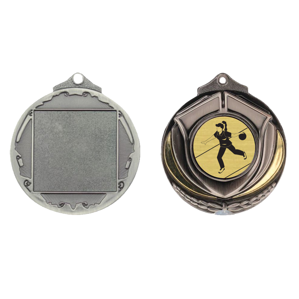 Two Tone Female Tenpin 50mm Silver