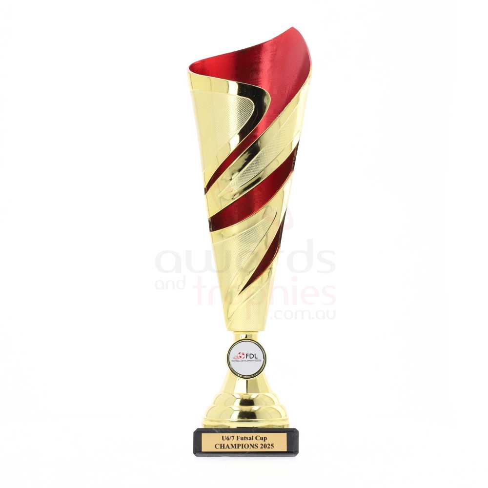 Cyclone Cup Gold / Red 330mm