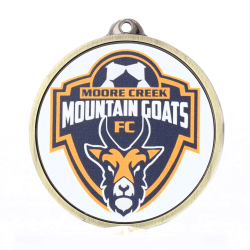 Emblem Personalised Medal Gold 55mm