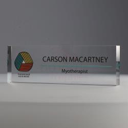 Sign Bar Acrylic 200mm