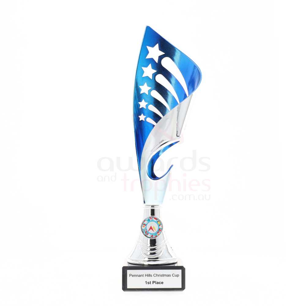 Olympia Cup - Silver/Blue 355mm