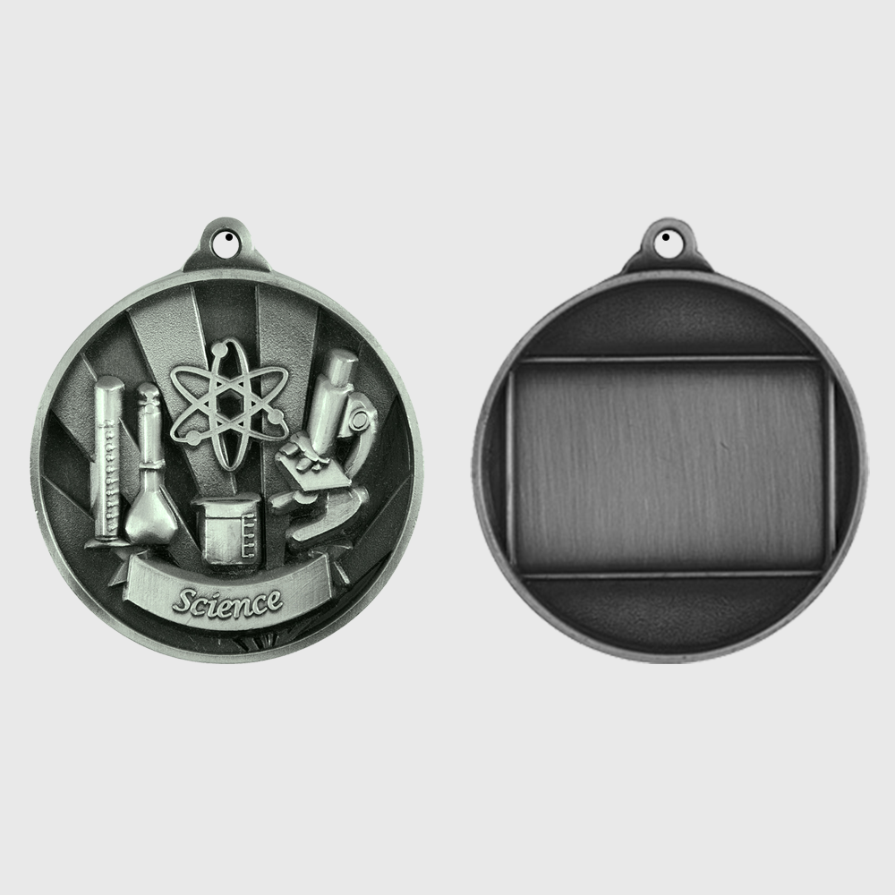 Sunrise Science Medal 50mm Silver