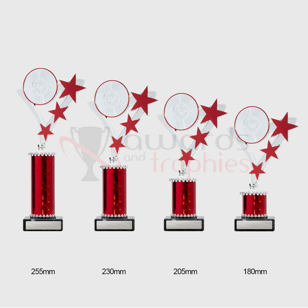 Hierro Star Silver/Red 230mm