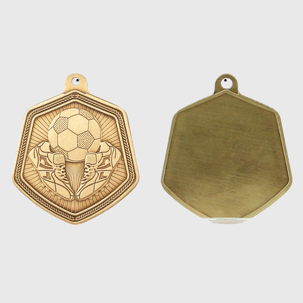 Soccer Falcon Medal Gold 65mm