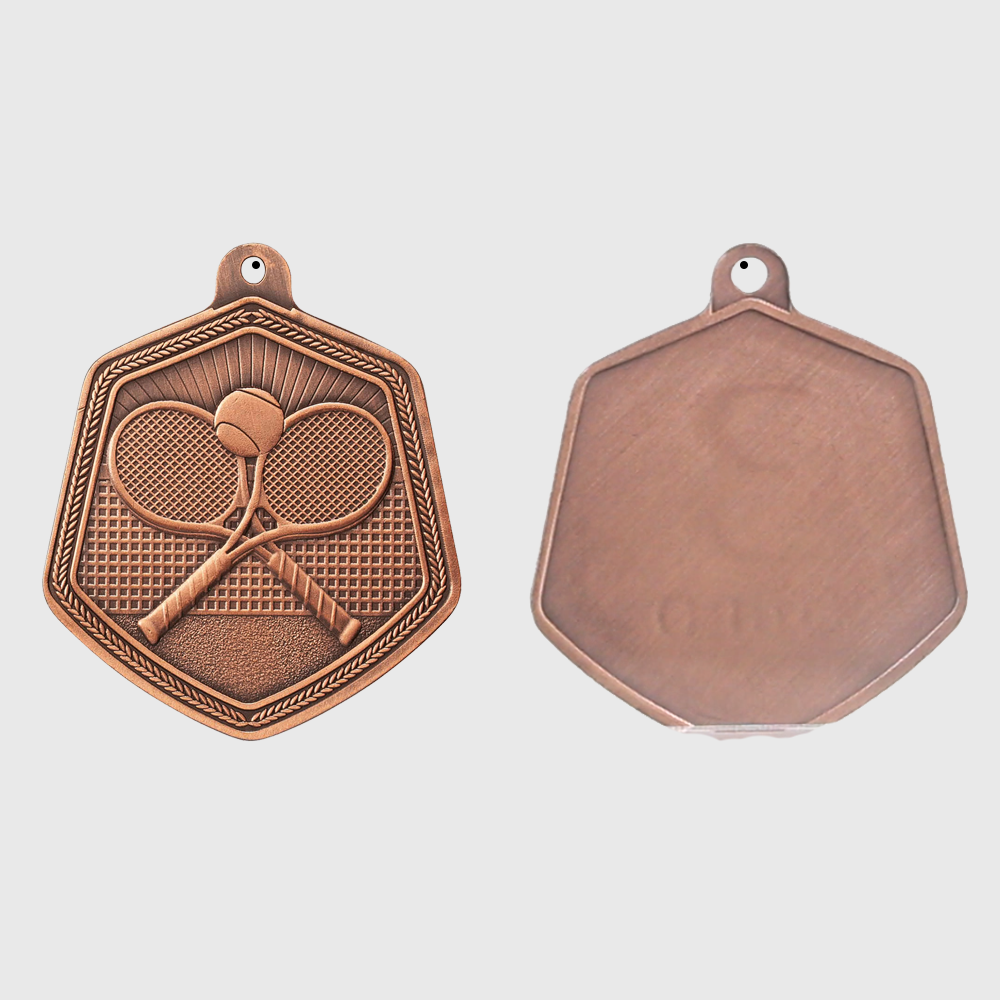 Tennis Falcon Medal Bronze 65mm