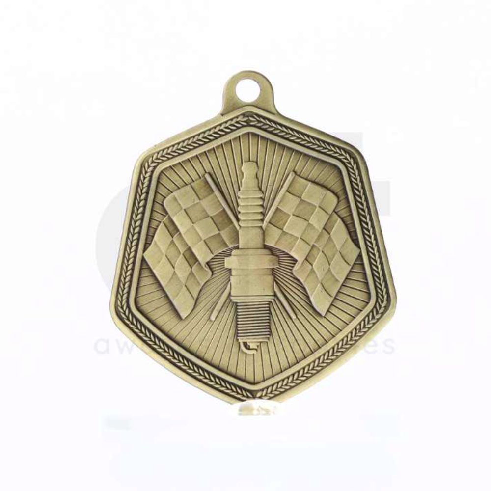 Motorsport Falcon Medal Gold 65mm