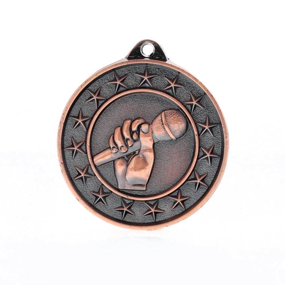 Microphone Starry Medal Bronze 50mm