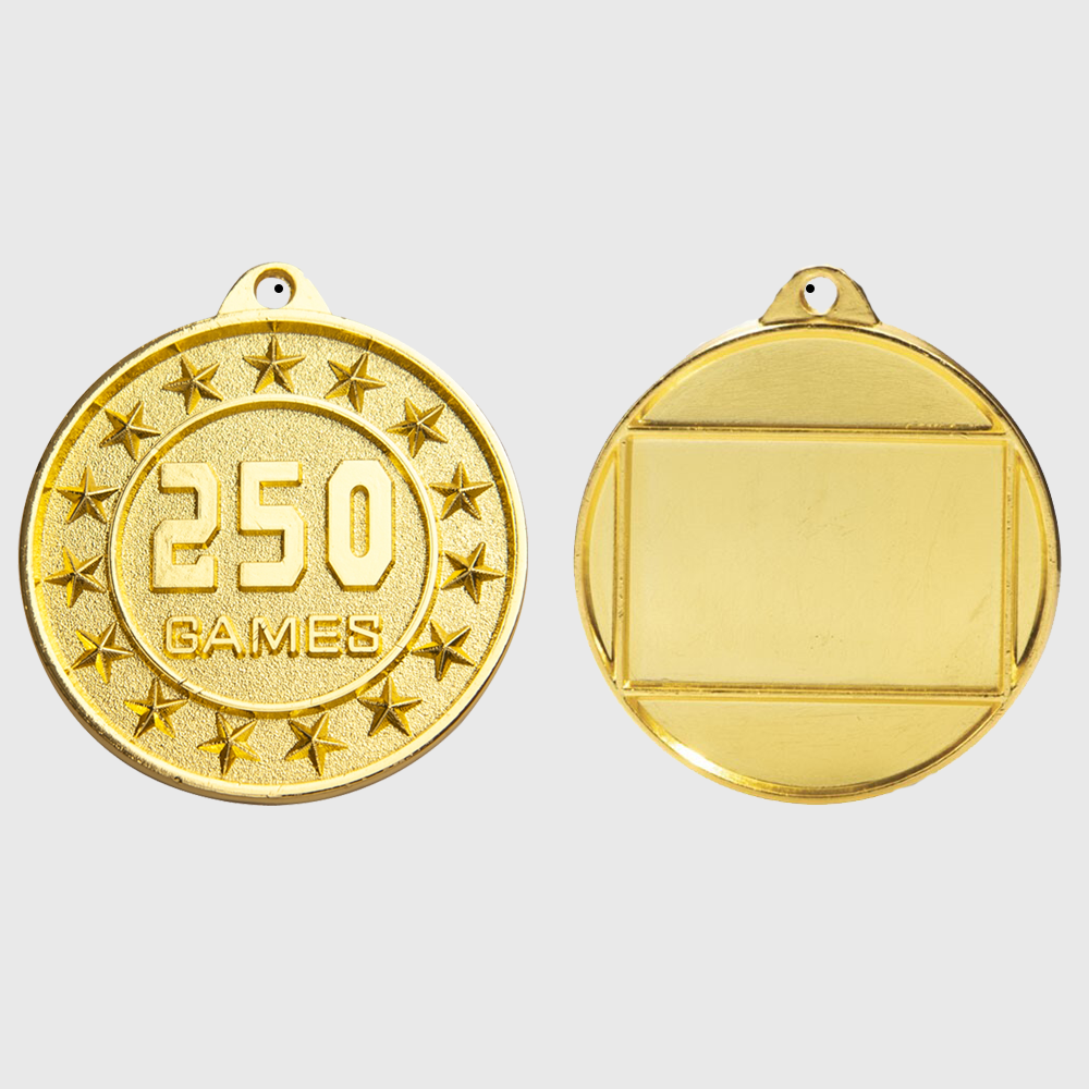 250 Games Starry Medal Gold 50mm