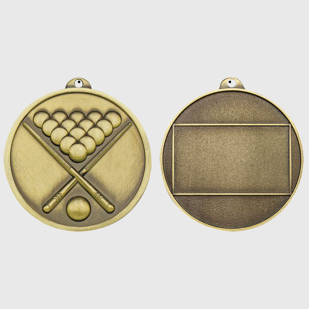 Triumph Billiards Medal 55mm Gold