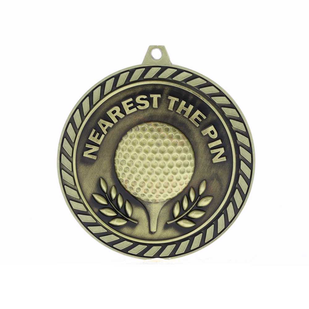 Venture Nearest the Pin Medal Gold 60mm