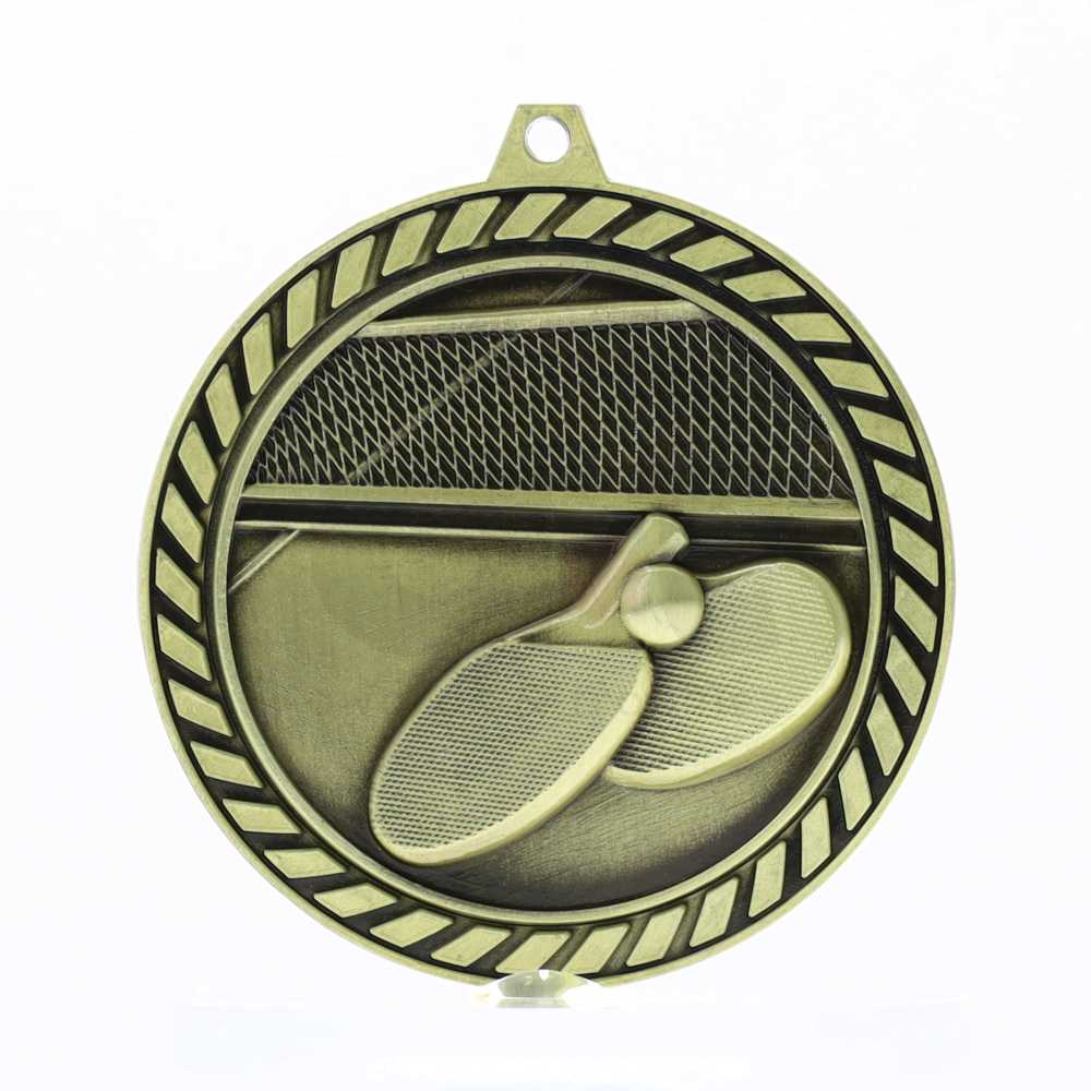 Venture Table Tennis Medal Gold 60mm