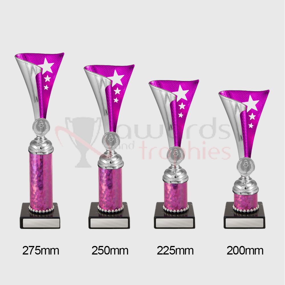 Estrella Cup Silver/Pink 200mm