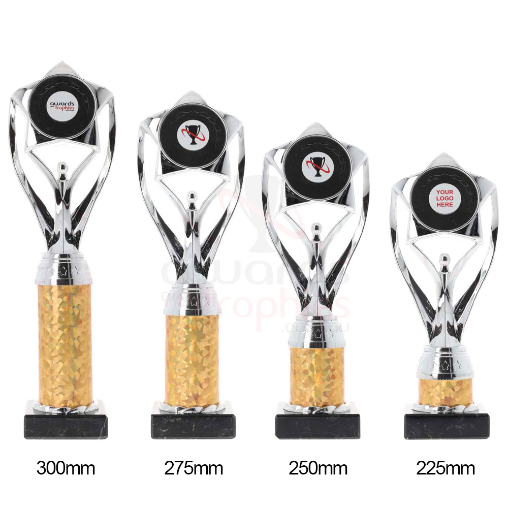 Triumph Holder Silver/Gold 250mm