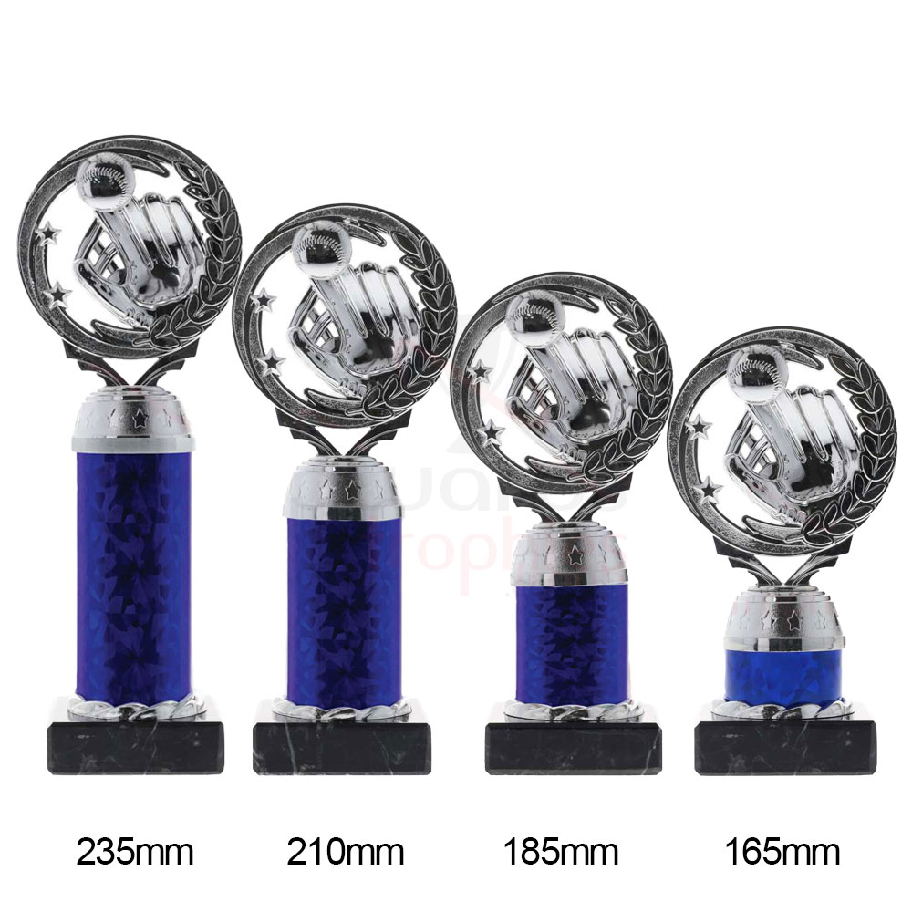 Baseball Torch Silver/Blue 235mm