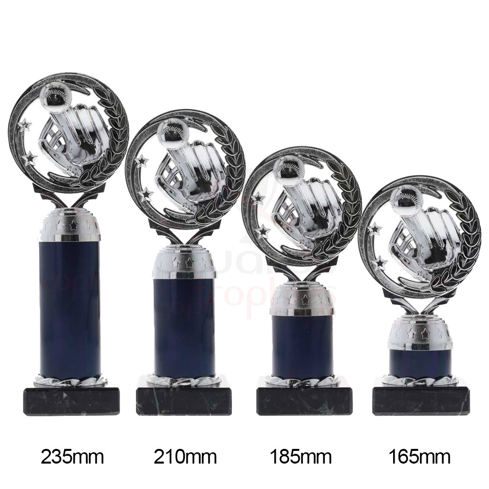 Baseball Torch Silver/Black 185mm