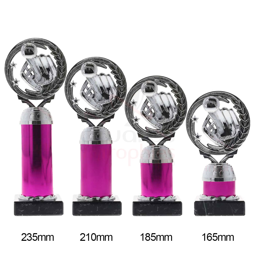 Baseball Torch Silver/Pink 210mm