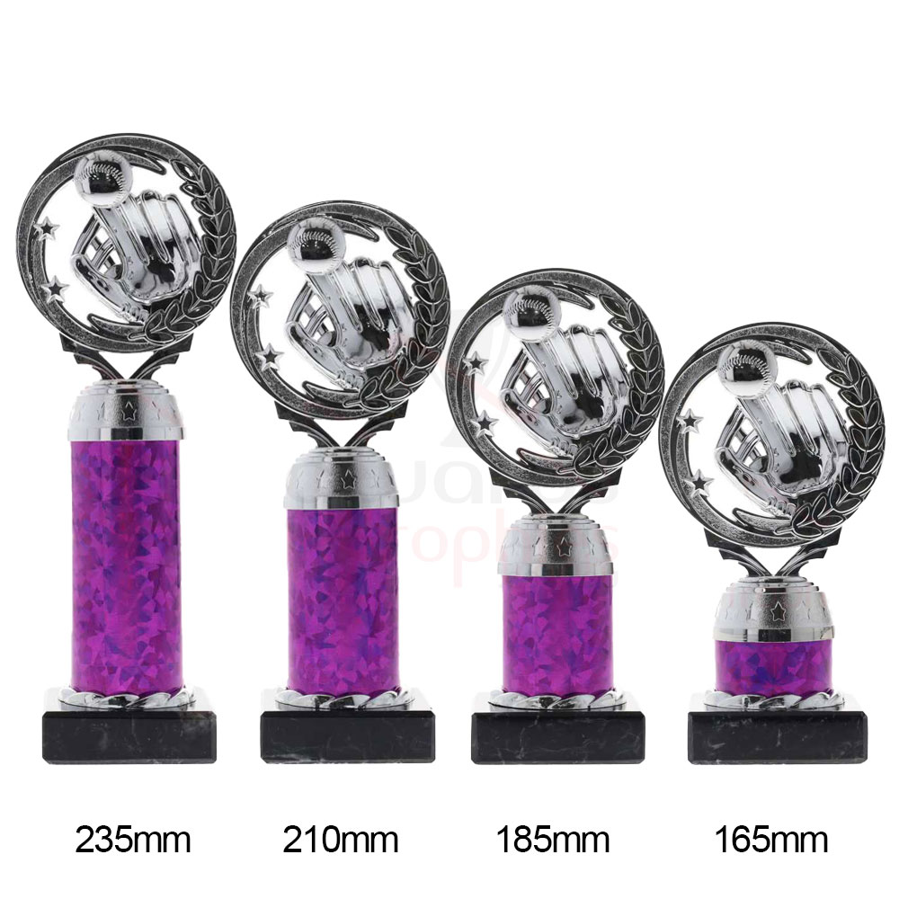 Baseball Torch Silver/Purple 185mm