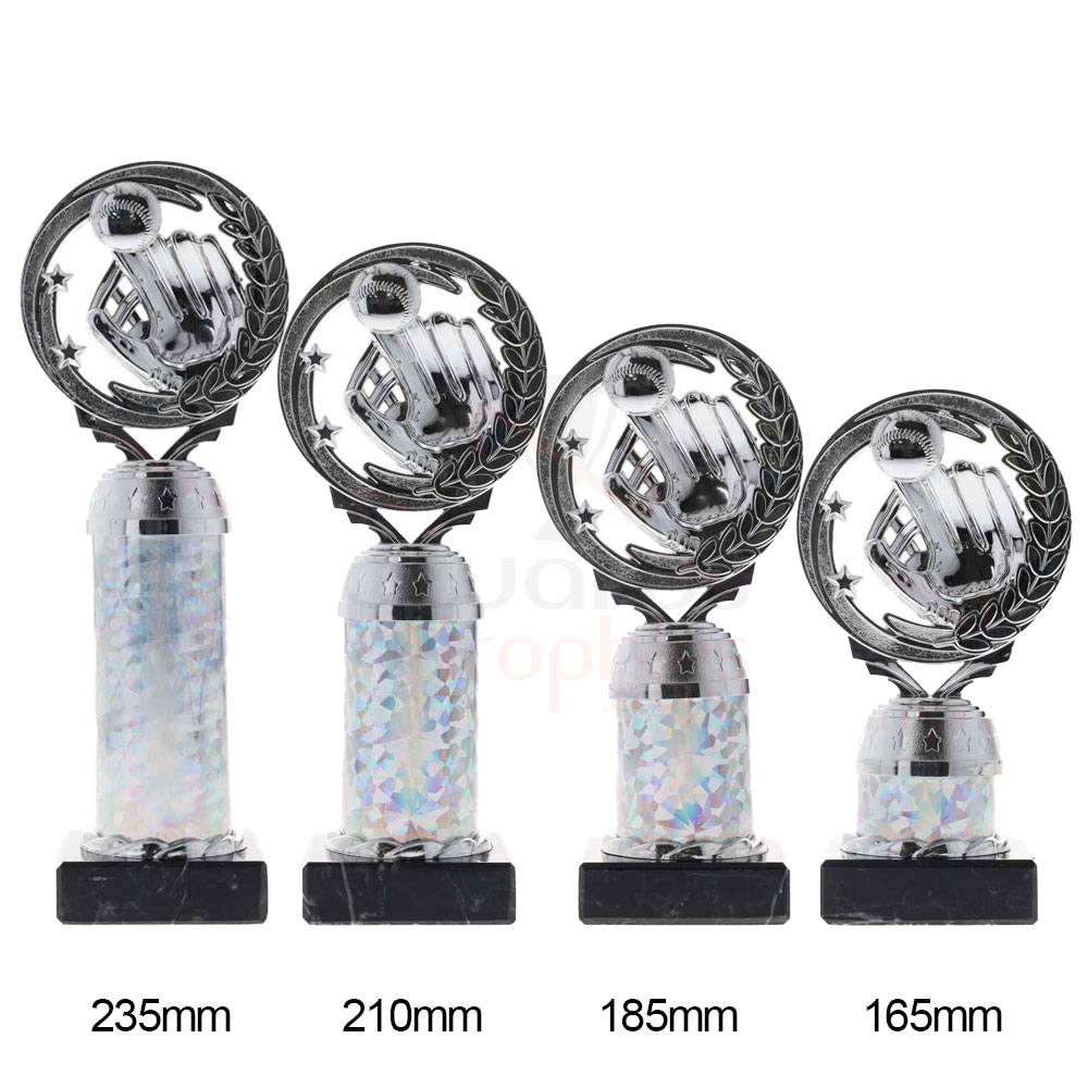 Baseball Torch Silver 165mm