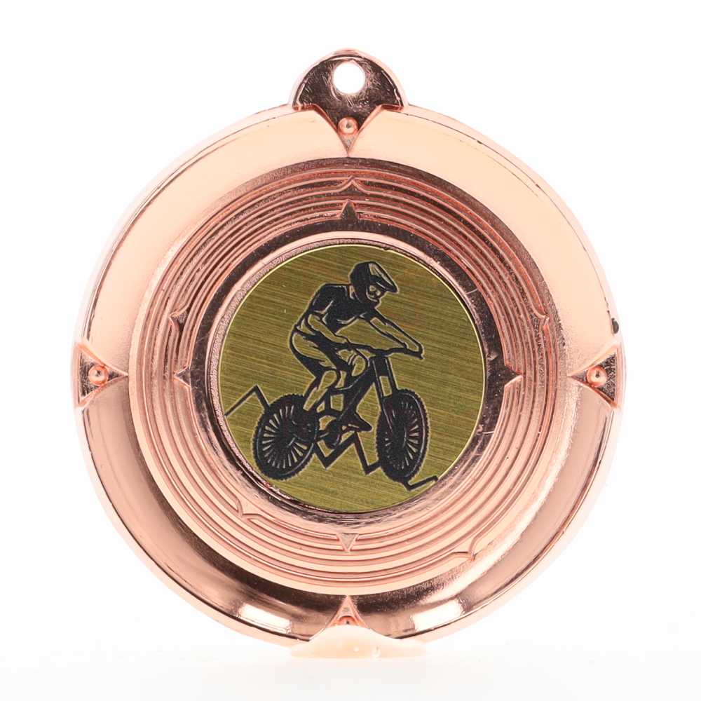 Deluxe Bronze Medal 50mm - Downhill Biking