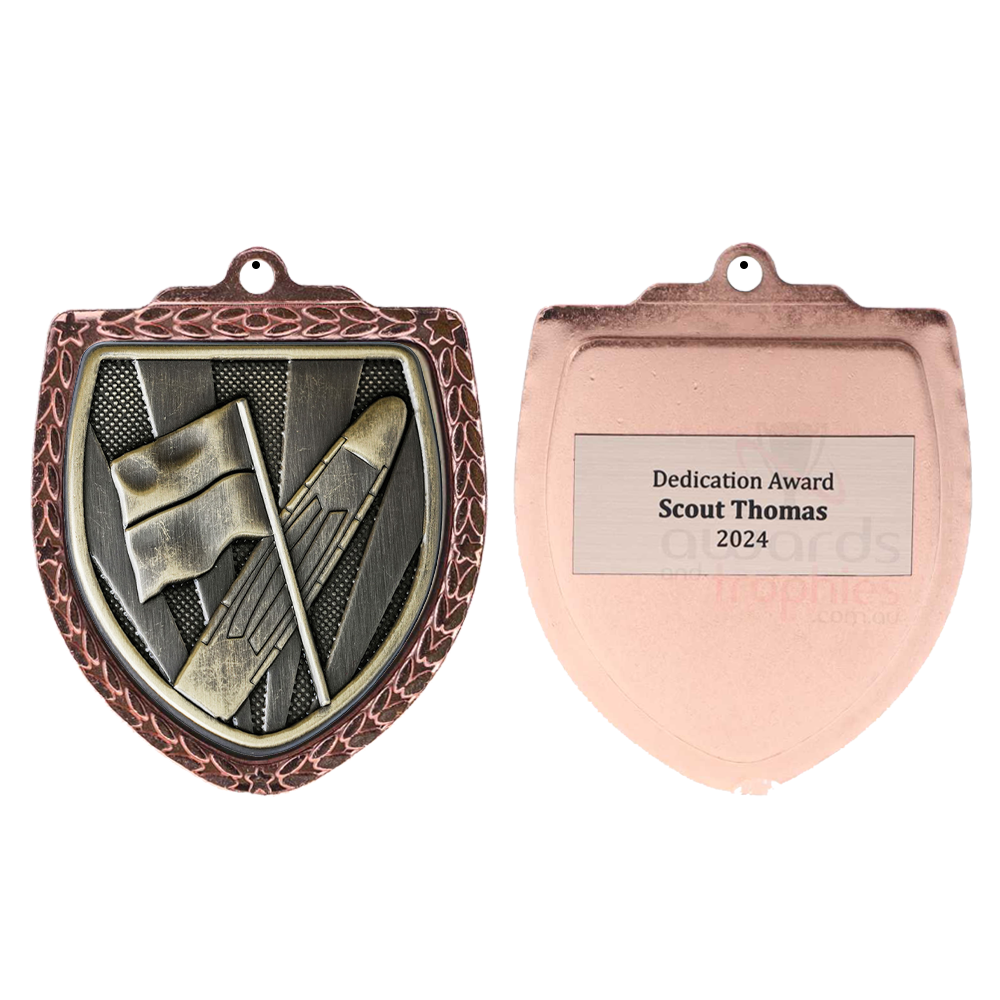 Surf Lifesaving Shield Medal 80mm - Bronze