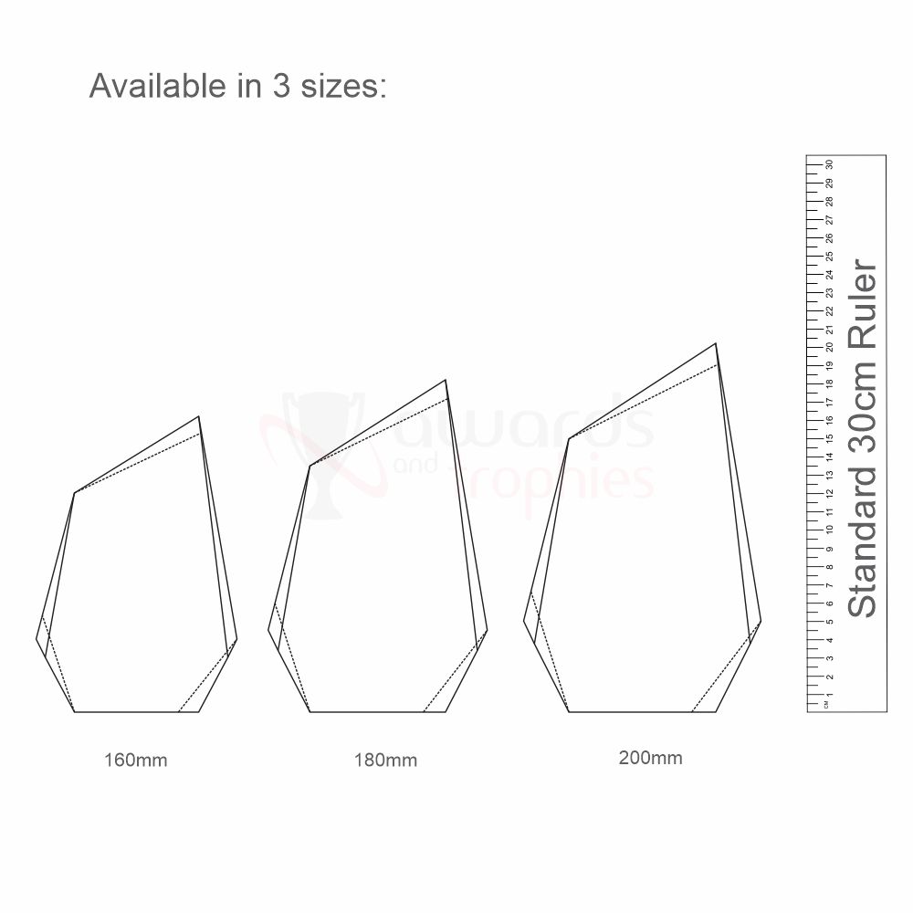 Essence Glass Sail 160mm