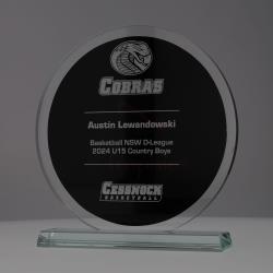 Celestial Glass Round 170mm - Black