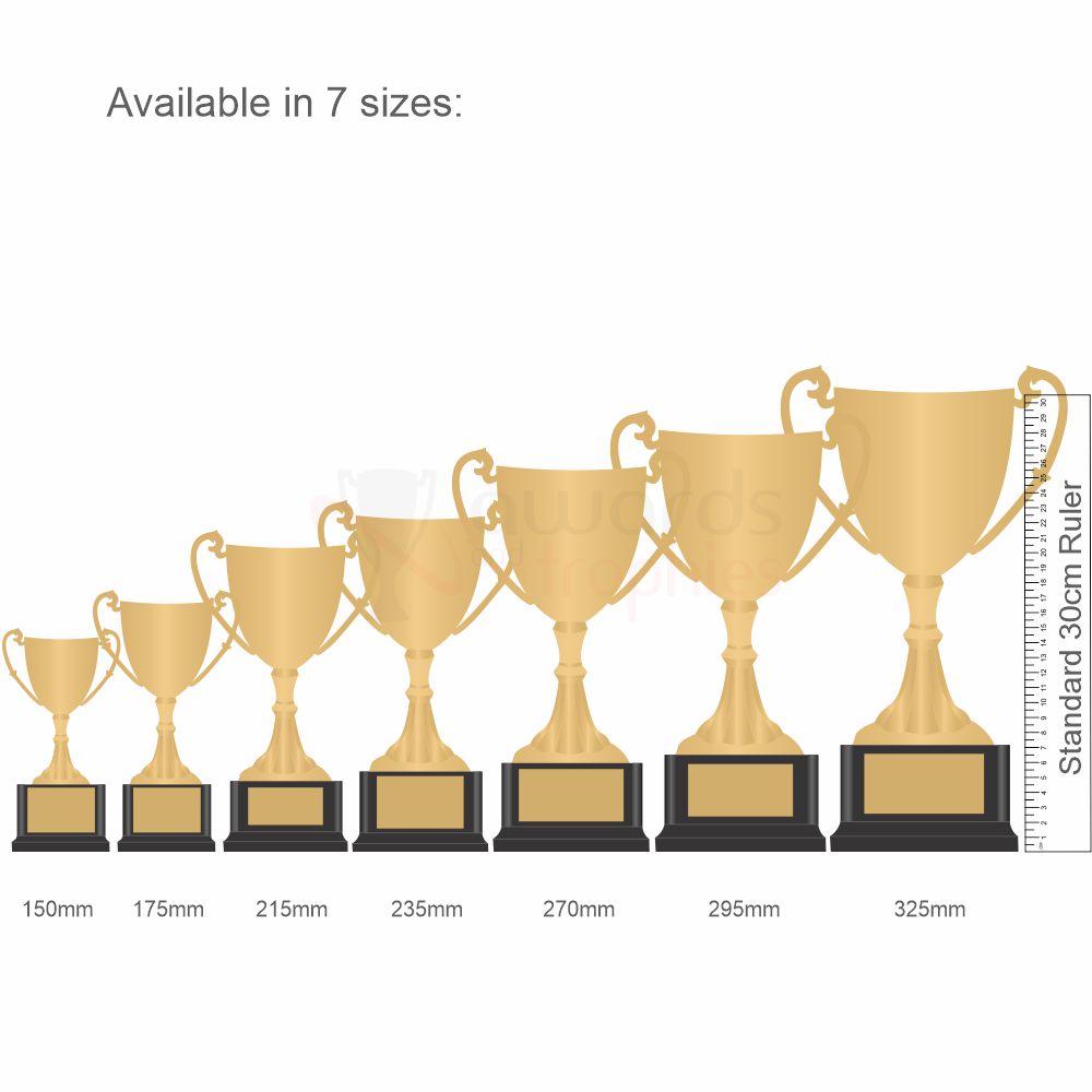 Nickel Plated Cup 295mm - Gold