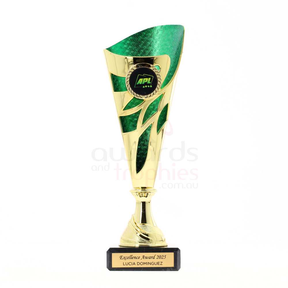 Cortina Cup 200mm - Gold/Green