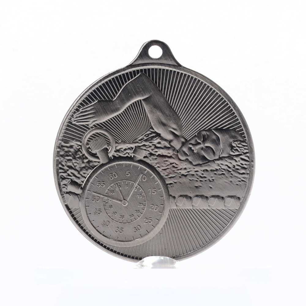 Universal Medal Silver 50mm - Swimming