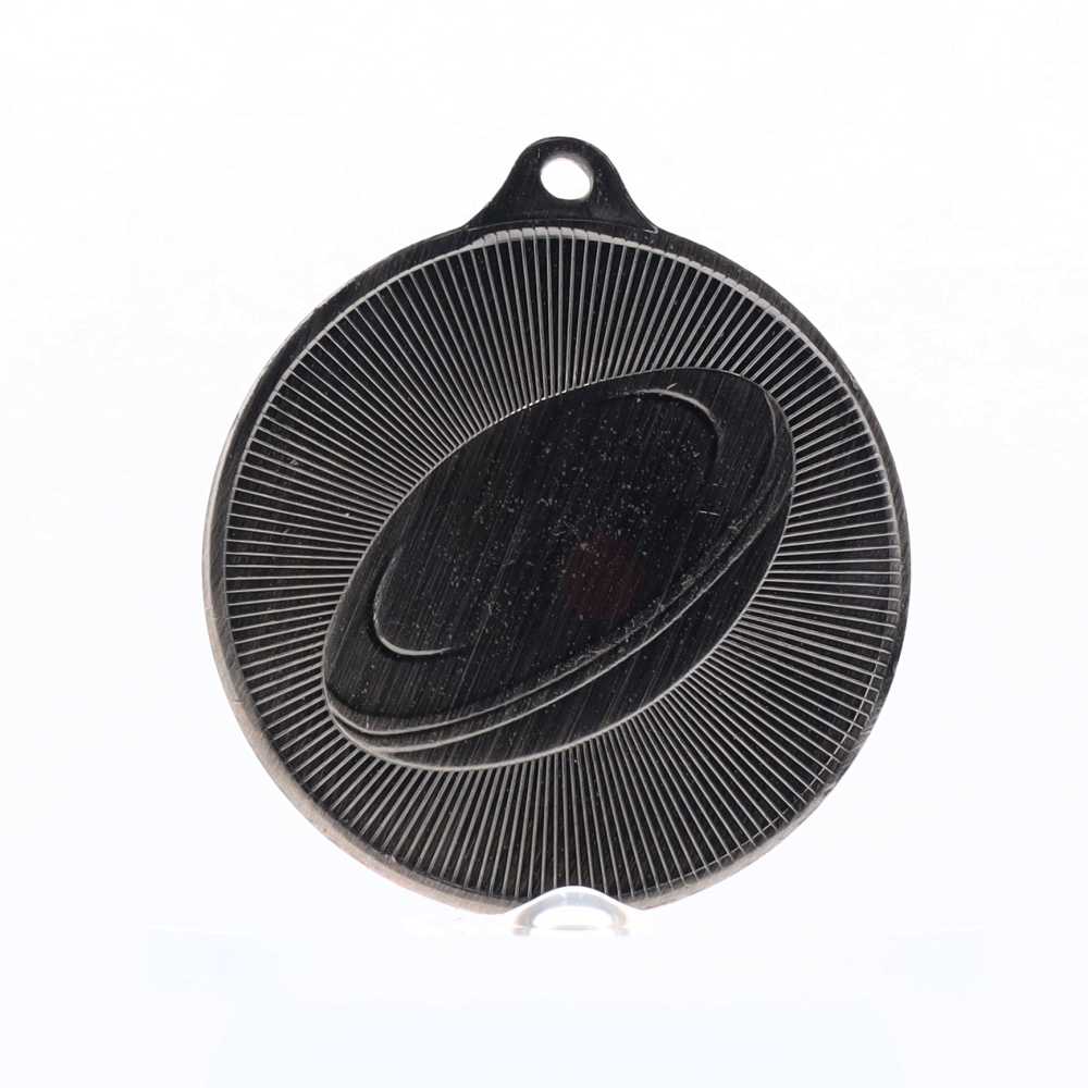 Universal Medal Silver 50mm - Rugby