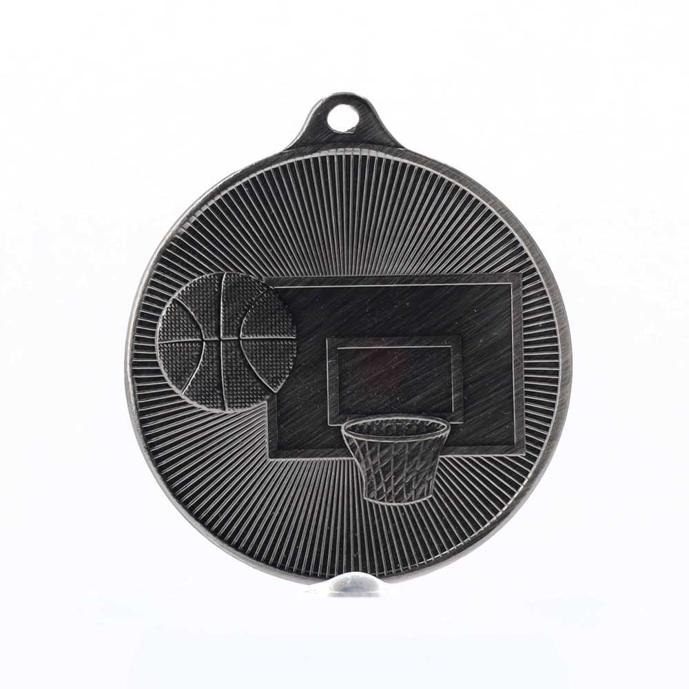 Universal Medal Silver 50mm - Basketball