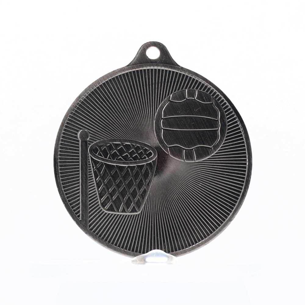 Universal Medal Silver 50mm - Netball