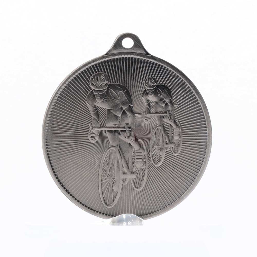 Universal Medal Silver 50mm - Cycling