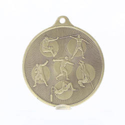 Universal Medal Gold 50mm - Athletics