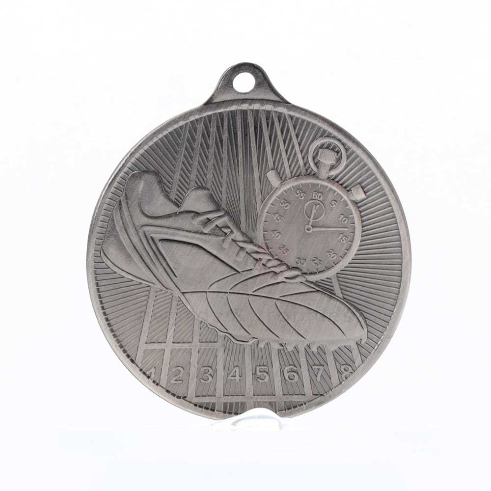 Universal Medal Silver 50mm - Track