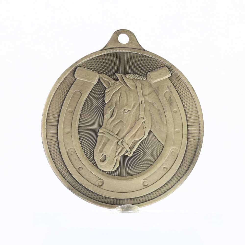 Universal Medal Gold 50mm - Horses