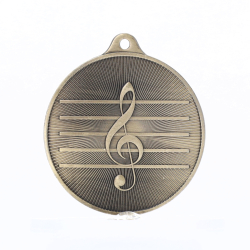 Universal Medal Gold 50mm - Music