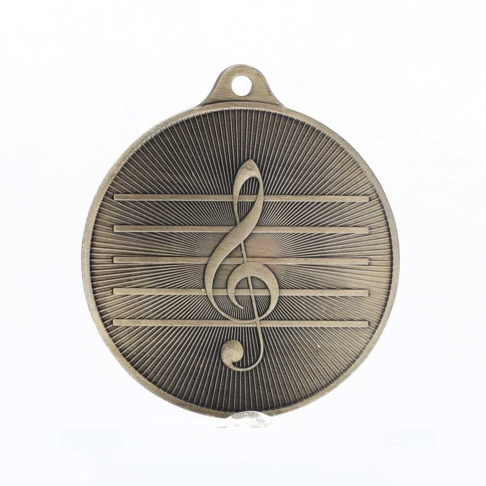 Universal Medal Gold 50mm - Music