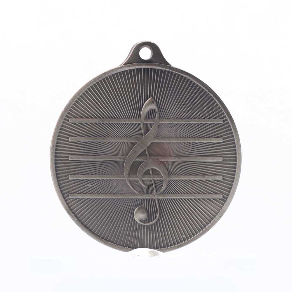 Universal Medal Silver 50mm - Music