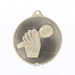 Universal Medal Gold 50mm - Microphone