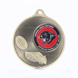 Universal Logo Medal Gold 50mm - Aussie Rules