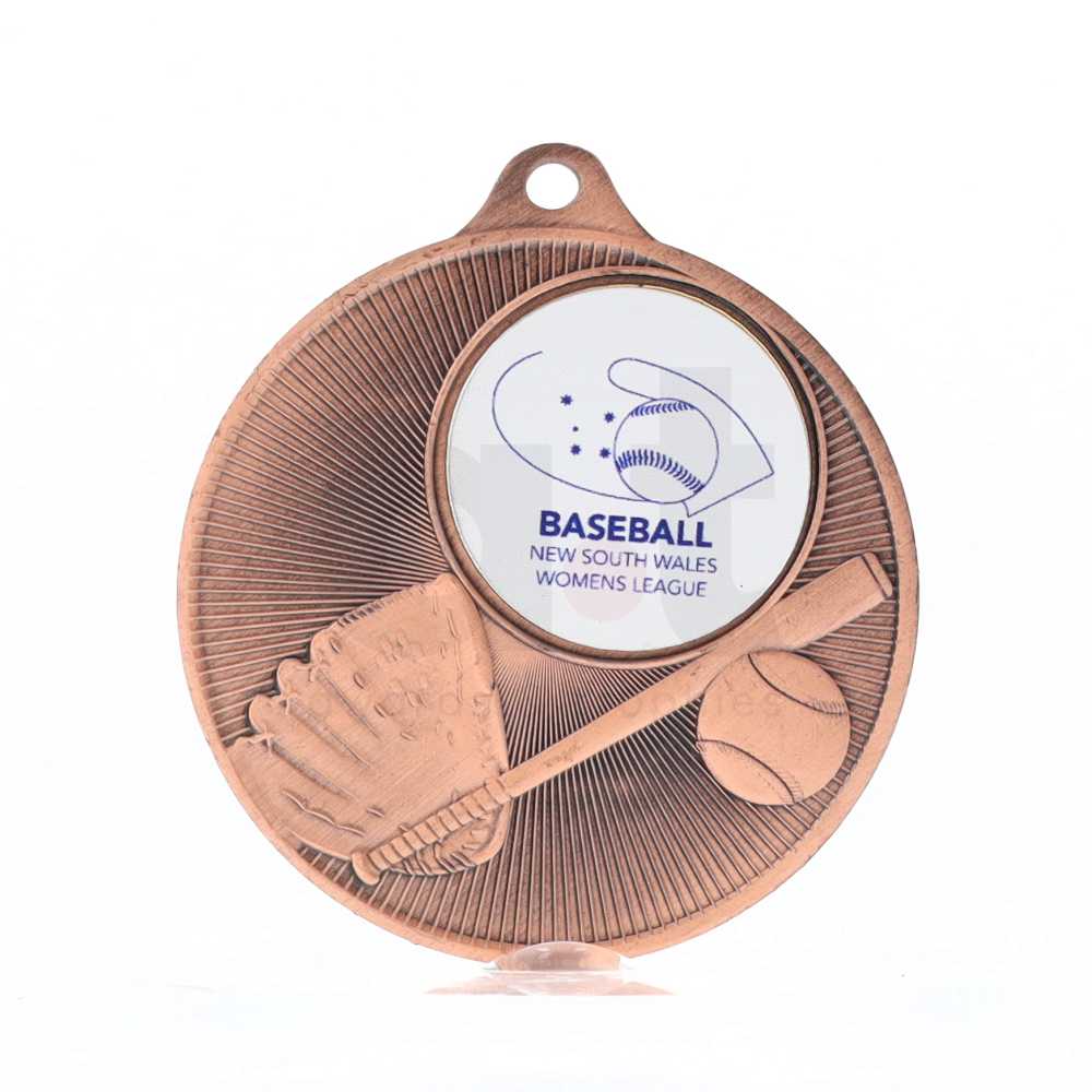 Universal Logo Medal Bronze 50mm - Baseball